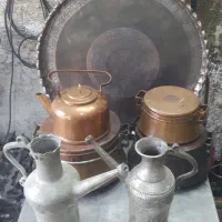 آفتابه لگن وسماور|کلکسیون اشیاء عتیقه|قم, نیروگاه|دیوار