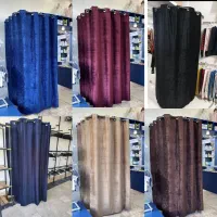 میله اتاق پرو و پرده آماده