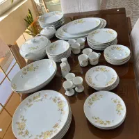 سرویس چینی ژاپنی قدیمی انتیک سبک ۶نفره|ظروف سرو و پذیرایی|تهران, فلاح|دیوار