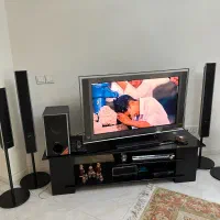 ست کامل تلویزیون سونی ۴۲ اینچ با سیستم صوتی و میز|تلویزیون و پروژکتور|تهران, دزاشیب|دیوار