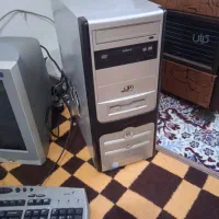 کامپیوتر سونی با مانیتور و صفه کلید سالم|رایانه رومیزی|خرمآباد, |دیوار
