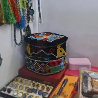 کلاه زندان بافت مهره ایی