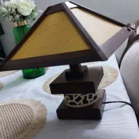 آباژور چوبی|چراغ خواب و آباژور|قزوین, |دیوار