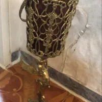 سطل اشغال جادستمال کاغذی برنز