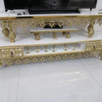 میز تلویزیون برنجی