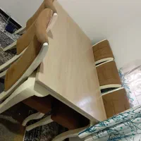 مبل هفت نفره ونهارخوری شش نفره|مبلمان خانگی و میز عسلی|نورآباد, |دیوار