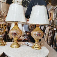 اباژور رومیز چراغ خواب گلدار|چراغ خواب و آباژور|مشهد, کوشش|دیوار