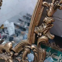 اینه شمعدان برنج قدیمی