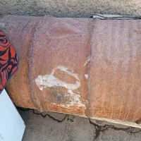 بشگه ۲۰۰لیتری با جای شیر|مصالح و تجهیزات ساختمان|همدان, |دیوار