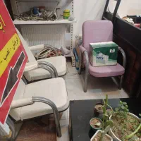 صندلی انتظار اداری سفید و بنفش|مبلمان اداری|پردیس, فاز ۱۱|دیوار