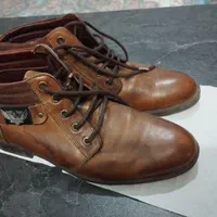 کفش بوت چرم طبیعی سایز۴۰