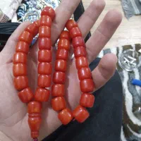 تسبیح صندلوس بارنگ مرجانی