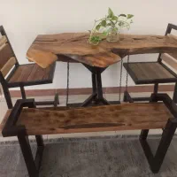 ست میز ناهار خوری و میز تی وی