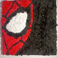 تابلو مرد عنکبوتی برجسته. سفارش پذیرفته میشود