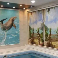 پرده زبرا چاپ با پارچه‌ های مختلف رنگ‌بندی|پرده، رانر، رومیزی|مشهد, شهید فرامرز عباسی|دیوار