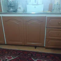 کابینت فلزی همراه سینگ‌و هود|آب‌چکان و نظم‌دهنده ظروف|تبریز, |دیوار