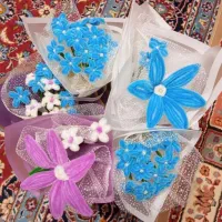 کادوی مناسب گل فانتزی با پیپ پاکن