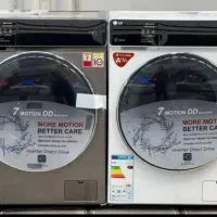 ماشین لباسشویی سفید و سیلور