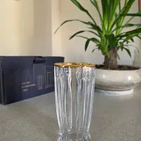 پارچ و لیوان لب طلایی نو با جعبه