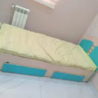 تخت تک نفره دو عدد|تخت و سرویس خواب|اهواز, کوی باهنر|دیوار