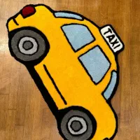 فرش راگ طرح ماشین