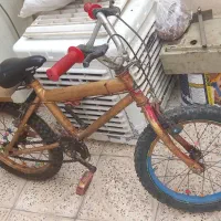 دوچرخه ۱۶ سالم لاستیک نو با یک چرخ ۱۲ با هم ۳۵۰۰