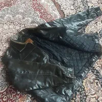 کاپشن چرمی خالص