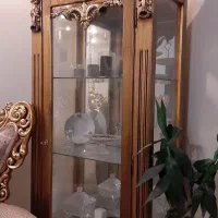 مبل سلطنتی۷نفره بانهارخوری۶نفره روکش دارباویترینی|مبلمان خانگی و میز عسلی|تهران, آهنگ|دیوار