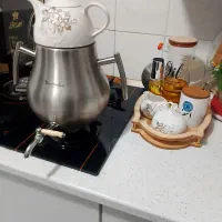 ست کامل کتری قوری با کارتن