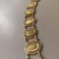 دستبند الیزابت قدیمی طلا