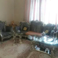 مبلمان سلطنتی ۷نفره همراه با میز ناهارخوری ۱۰نفره