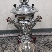 سماور اکبر برادران ۶ لیتری همراه با سینی