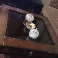 شیشه میز جلو مبلی