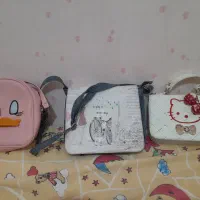 کیف مدرسه و کیف دختر بچه های کوچولو|کیف، کفش، کمربند|دوگنبدان, |دیوار