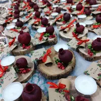 گیفت یلدا مدارس چوبی شمع فال انار لیبل یلدا شکوفه|صنایع دستی و سایر لوازم تزئینی|مشهد, خواجه ربیع|دیوار