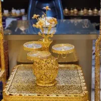 ظرف وارداتی گُلدان اماراتی مدل شیرینی خوری سِخونه