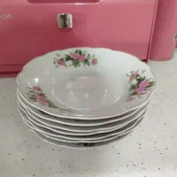 ظروف گل سرخی قوری چینی|ظروف سرو و پذیرایی|کرج, حصارک بالا|دیوار