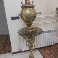 گلدان برنجی..سماور..|کلکسیون اشیاء عتیقه|اسلامشهر, باغ فیض|دیوار