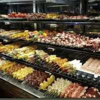 تعدادی نیرو  منقل کار حرفه ای جگرکی کبابی