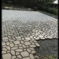سنگ فرش حرفه ای ومستحکم بتن در محل