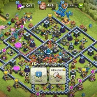 دو عدد اکانت کلش تالار ۱۳ و ۹ مکس