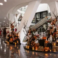 دیزاین هالووین، پاساژ، مهمونی،دکور پاییز
