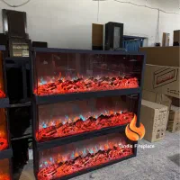 شومینه برقی دکوراتیو|بخاری، هیتر، شومینه|باغستان, |دیوار