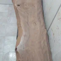 میز روستیک با چوب گردو