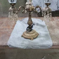 شمع دونی برقی 4 شاخه|لوستر و چراغ آویز|تهران, یافت‌آباد|دیوار