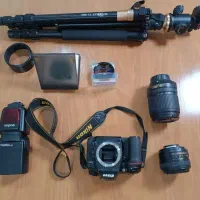 دوربین نیکون d7500 به همراه تمامی لوازم جانبی|دوربین عکاسی و فیلمبرداری|دوگنبدان, |دیوار