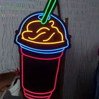 تابلو  نئون|ریسه و چراغ تزئینی|اسلام‌شهر, صادقیه|دیوار