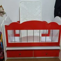 تخت خواب کودک دو منظوره|تخت و صندلی بچه|چابکسر, |دیوار