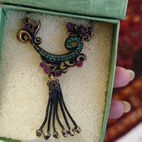 گردنبند طاووس نقره طرح عثمانی|عمدهفروشی|شیراز, سینما سعدی|دیوار