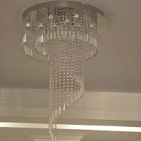 لوستر کریستال آبشاری